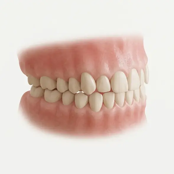 Dentes apinhados